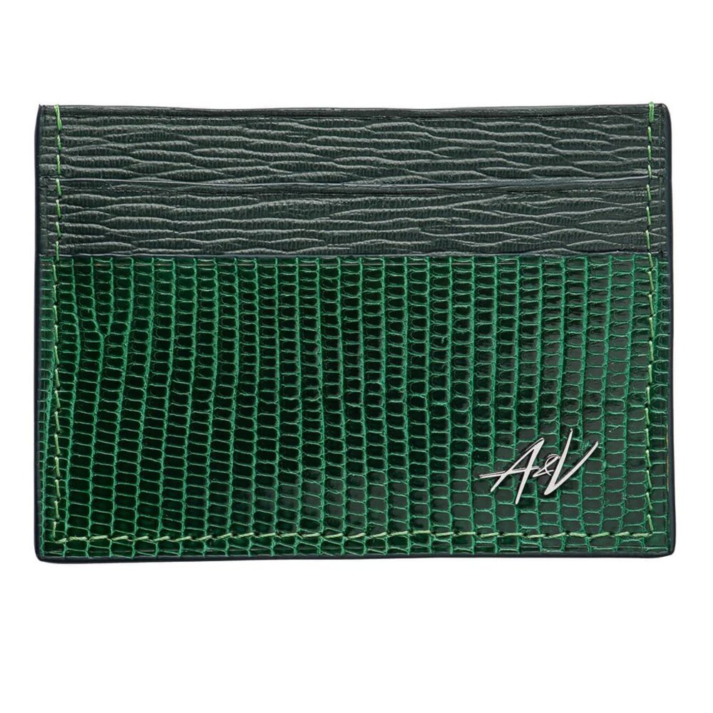 Handcrafted Lizard Wallet – Luxury Edition - Green Color
